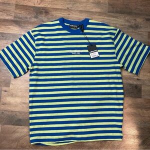 The Hundreds Blue and Yellow Striped Tee